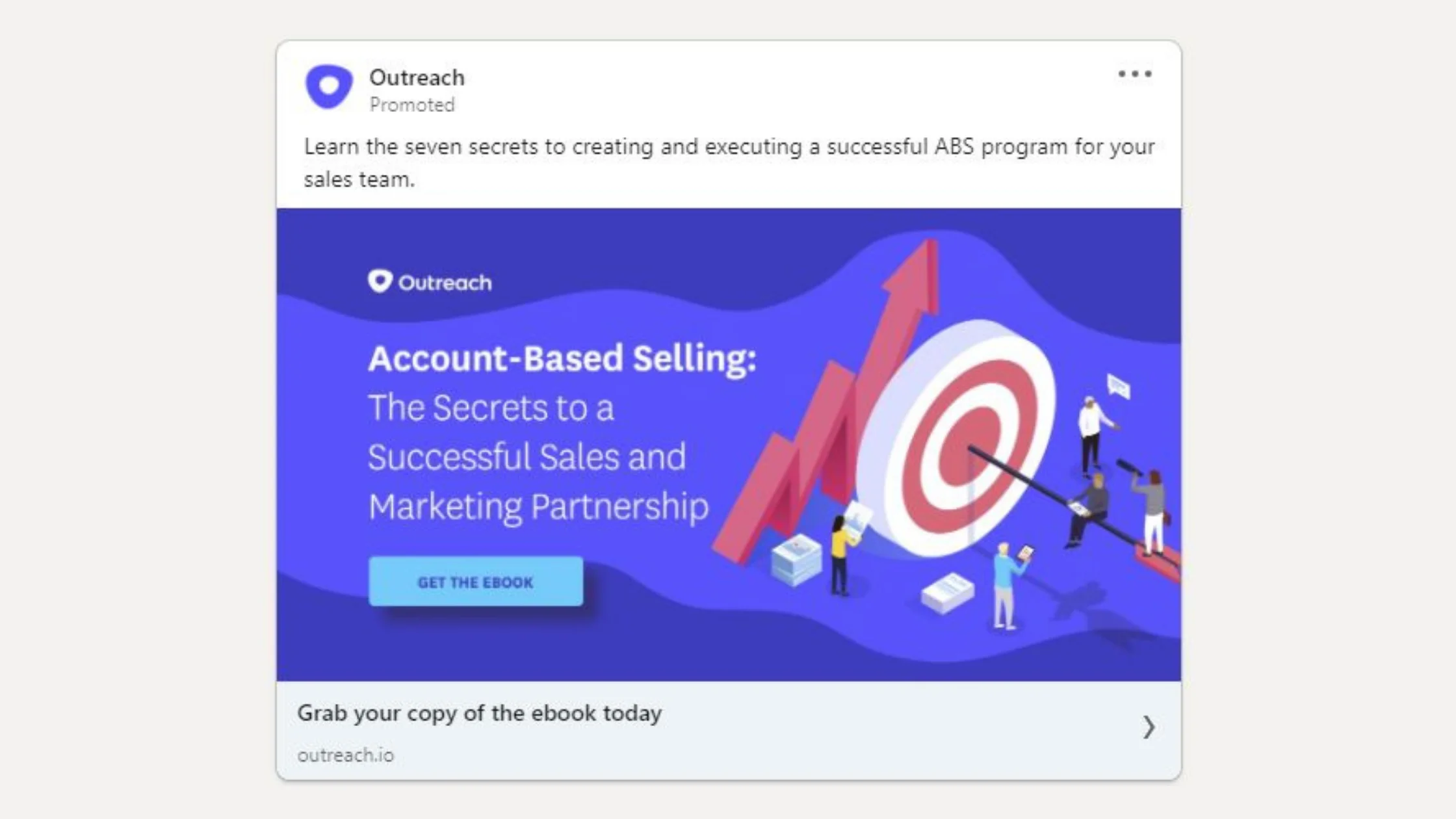 LinkedIn Anzeige Beispiel Outreach